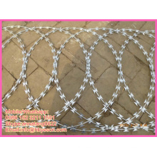 BT0 security fence reinforce cross type welded razor barbed wire mesh